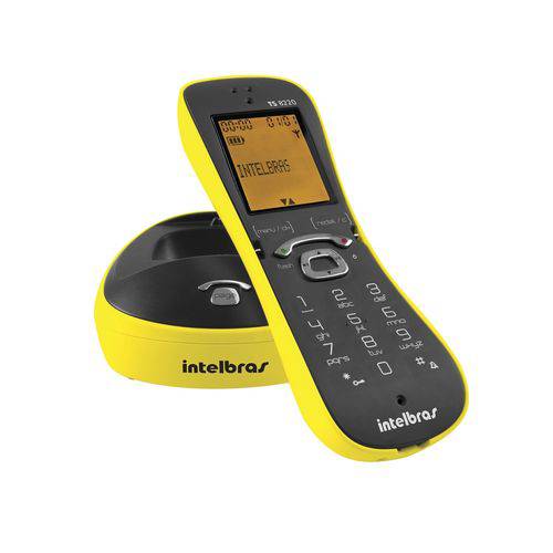 Telefone Sem Fio Digital Dect 6.0 Ts 8220 Amarelo Intelbras