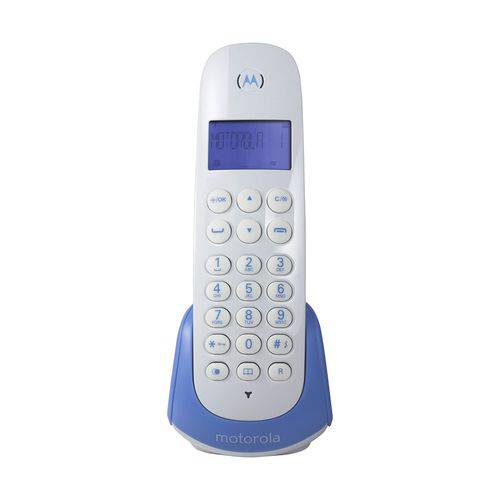 Telefone Sem Fio Digital Motorola MOTO700B 5 Toques Branco e Azul