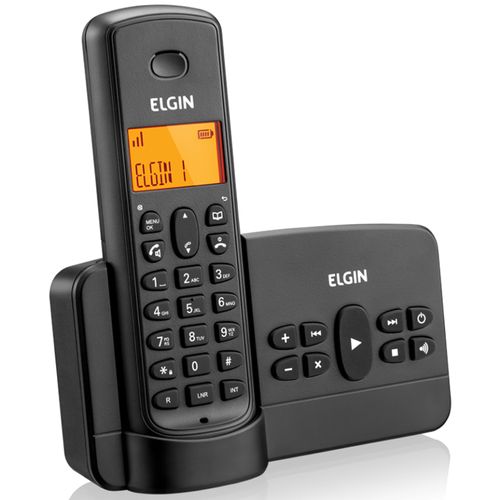 Telefone Sem Fio Elgin com Identificador de Chamada TSF800SE Preto