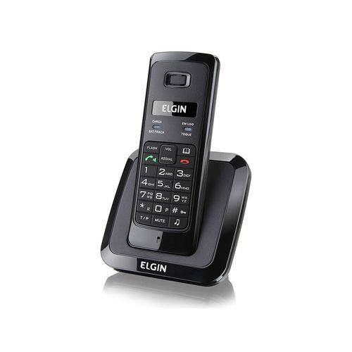Telefone Sem Fio Elgin - TSF3500 - Bivolt - Preto Bivolt