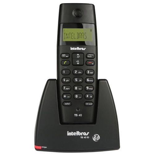 Telefone Sem Fio Identificador Chamadas Ts40id Intelbras