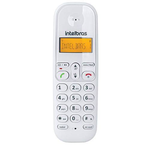 Telefone Sem Fio Intelbras Ts 3110 Branco/vermelho 4123101