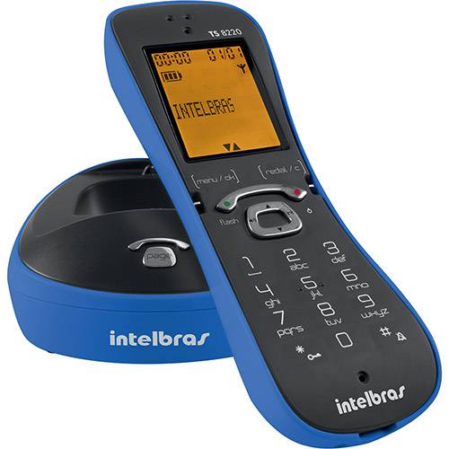 Telefone Sem Fio Intelbras TS 8220 Azul