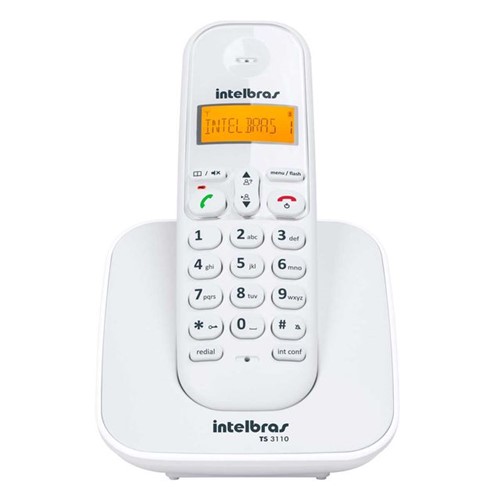 Telefone Sem Fio Intelbras TS3110 Branco Bivolt