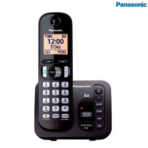 Telefone Sem Fio KX-TGC220LBB Panasonic