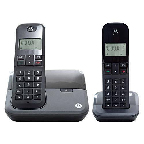 Telefone Sem Fio Motorola MOTO 3000 MRD2 + 1 Ramal - Identificador de Chamada Preto