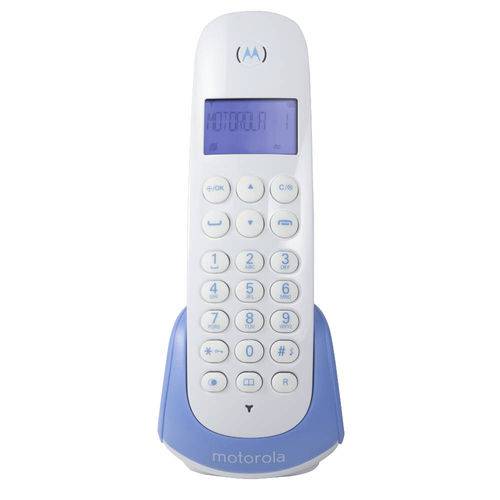 Telefone Sem Fio Motorola Moto700-b Digital Azul