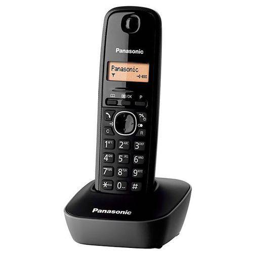 Telefone Sem Fio Panasonic KX-TG1611 com Identificador de Chamadas - Preto/Cinza