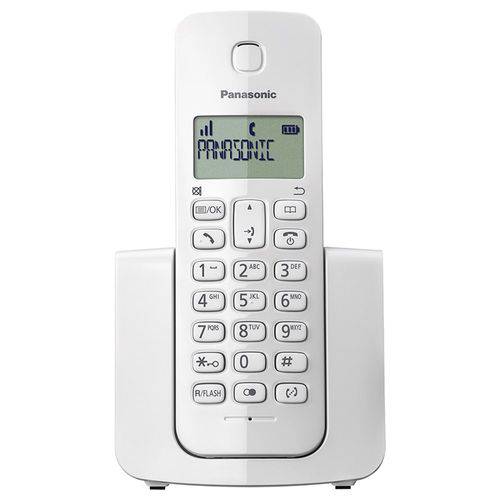 Telefone Sem Fio Panasonic Kx-tgb110lbw Dect 6.0 com Id. Chamadas e Agenda - Branco