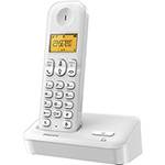Telefone Sem Fio Philips Branco D1501W/BR com Identificador de Chamadas