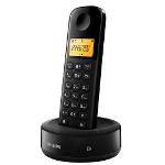 Telefone Sem Fio Philips D1301b/Br com Identificador de Chamadas e Display de 1, 6"