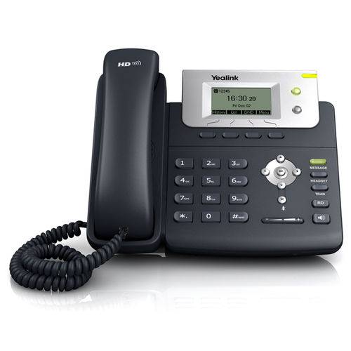 Telefone T21P Yealink VoIP de Nivel de Entrada com 2 Linhas e Voz em HD Sip