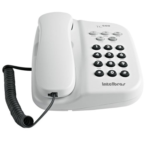 Telefone TC500 Branco - Intelbras