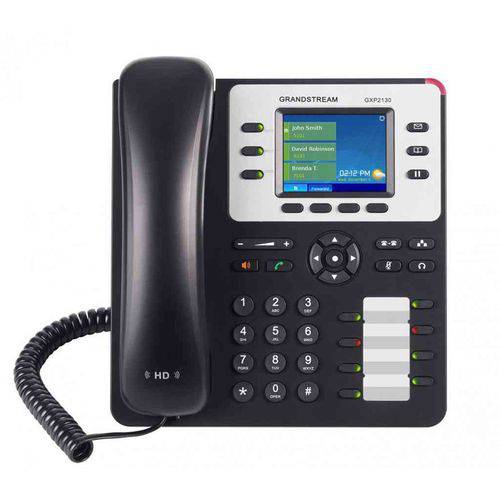 TelefoneIP Grandstream GXP2130 - 3 Linhas e Bluetooth