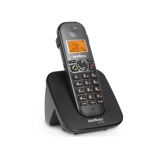 Telefones Sem Fio Intelbras Icon 4125120 Ts 5120 Preto Digital Viva Voz Identificador de Chamadas