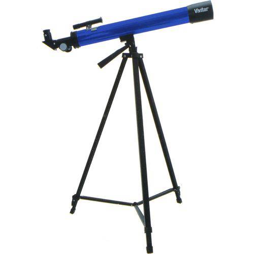 Telescópio Ampliação 75x 150x Vivitar Vivtel160x com Suporte Azul