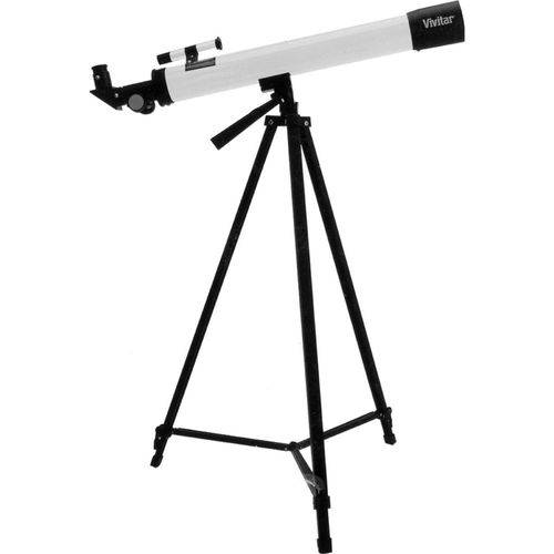 Telescópio com Ampliação 75x 150x e Distância Focal 600mm - Vivitar Vivtel160x