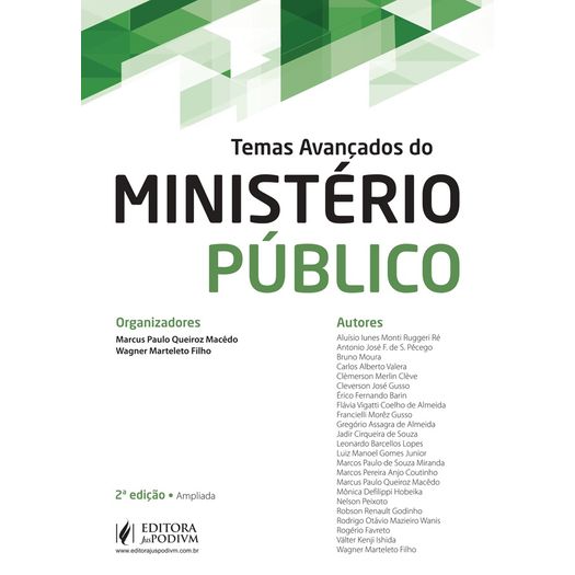 Temas Avancados do Ministerio Publico - Juspodivm