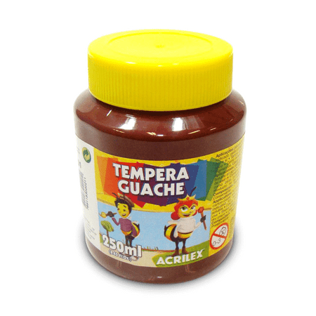 Tempera Guache 250ml Acrilex - Marrom