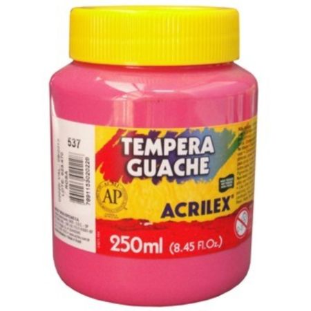 Tempera Guache 250ml Acrilex - Rosa
