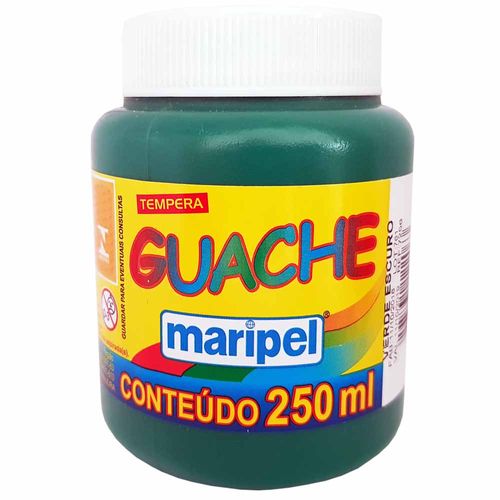Tempera Guache 250ml Verde Escuro Maripel 900275