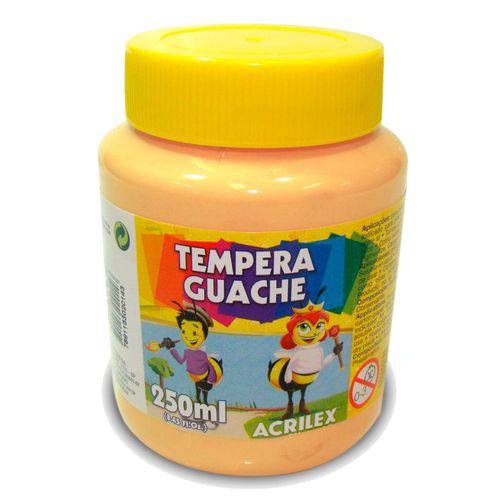 Tempera Guache Amarelo Pele - 538 - 250 Ml