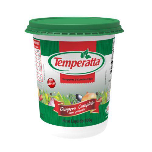 Tempero Completo S/pimenta Temperatta - Pote24 Unid 300g
