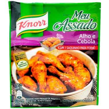 Tempero Frango Assado Knorr Cebola e Alho 25gr Cx. C/ 15 Un.
