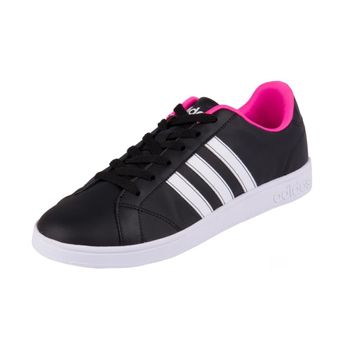 Tênis Adidas Casual Vs Advantage Preto/Branco/Pink 39