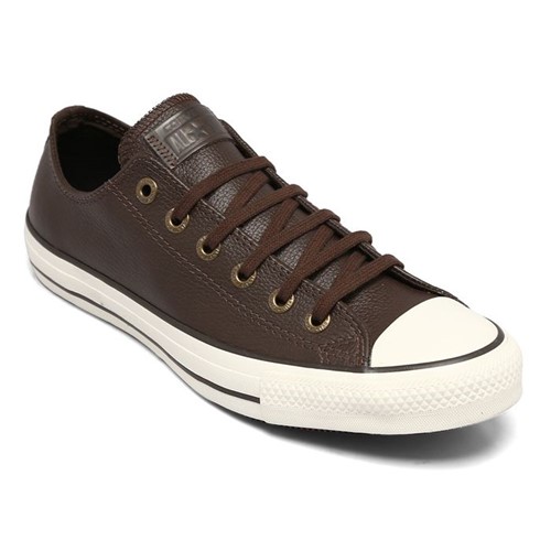Tênis All Star Converse Couro Chuck Taylor Chocolate/Bege CT04480003