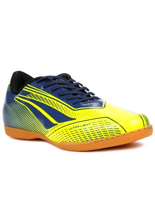 Tênis Futsal Masculino Penalty Storm Speed Indoor Amarelo/azul