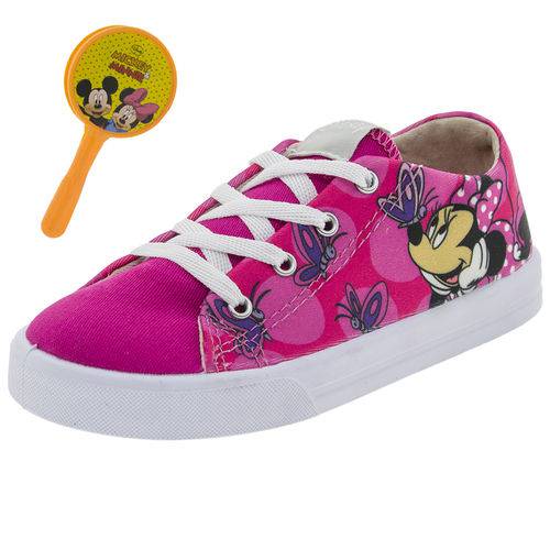 Tênis Infantil Feminino Minnie Pink Disney - Dd0368