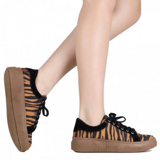 Tênis Zariff Shoes Casual Animal Print 811012281 | Betisa