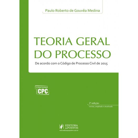 Teoria Geral do Processo - Juspodivm - 3 Ed