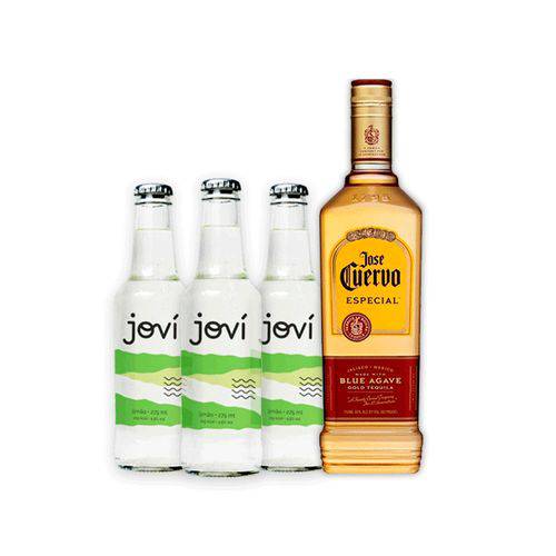 Tequila Jose Cuervo Reposado 750ml + 3x Jovi Limão 275ml