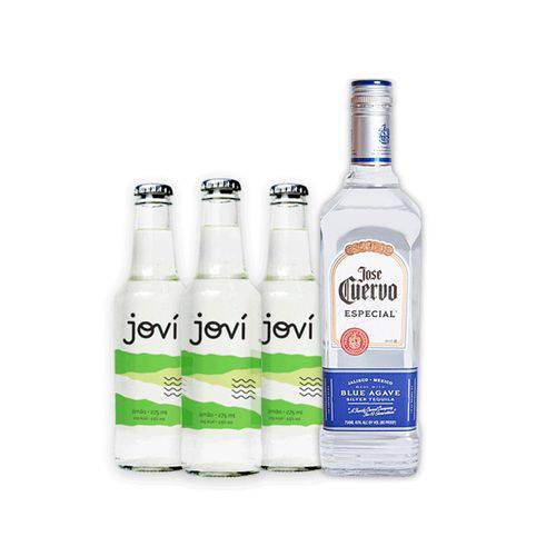 Tequila Jose Cuervo Silver 750ml + 3x Jovi Limão 275ml