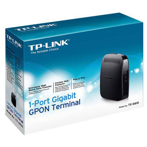 Terminal Tp-link Onu Gpon de 1 Porta Gigabit Tx-6610