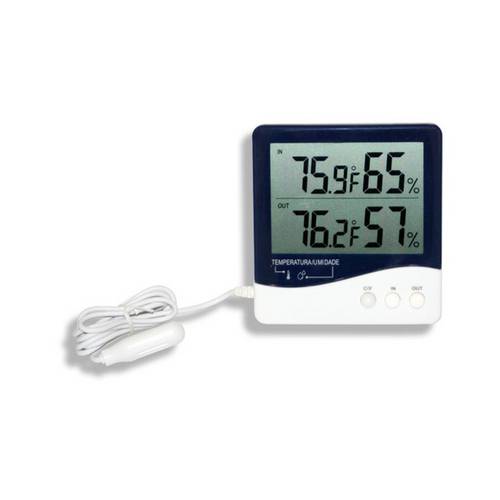 Termo-Higrômetro Digital Temperatura e Umidade Interna/Externa -1060°C Incoterm 7664.01.0.00
