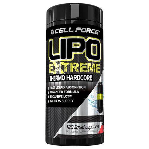 Termogênico Lipo Extreme 120 Cápsulas Thermo Hardcore Cell Force