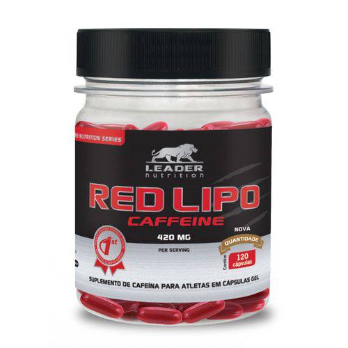 Termogênico Red Lipo Caffeine - Leader Nutrition - 120 Caps