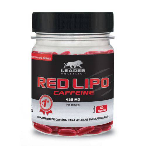 Termogênico Red Lipo Caffeine - Leader Nutrition - 60 Caps