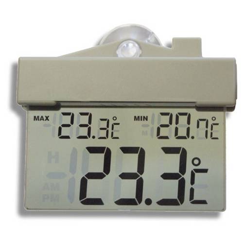 Termometro Digital de Janela e Ambientes com Temperatura Maxima e Minima