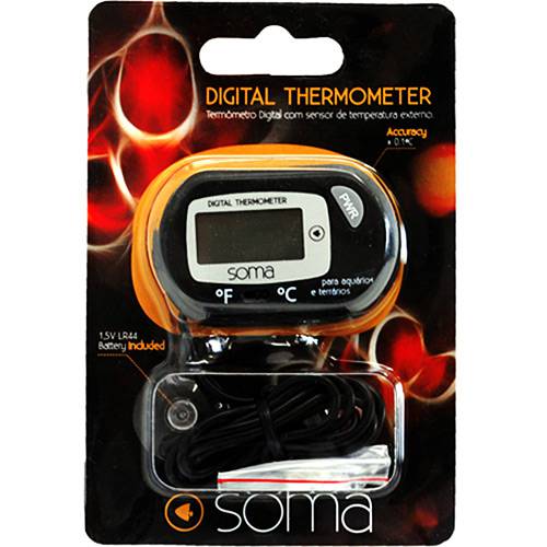 Termômetro Digital Soma com Sensor de Temperatura - Soma