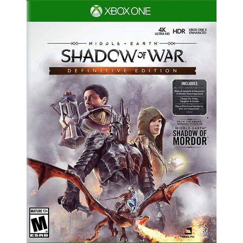 Terra Média Sombras da Guerra Definitive Edition - Xbox One