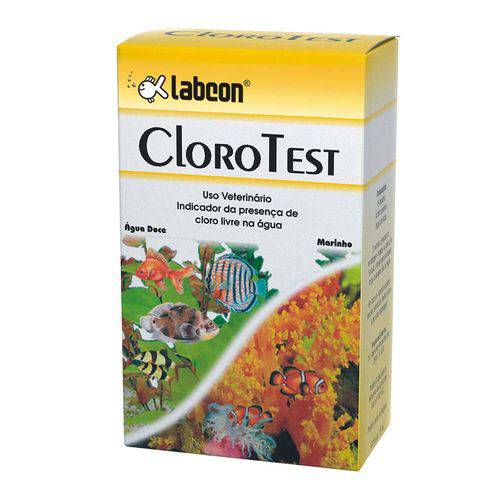 Teste de Cloro para Água de Aquário Cloro Test Labcon Test Alcon