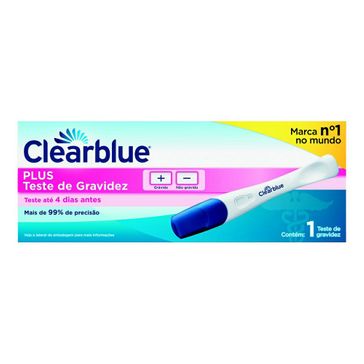Teste de Gravidez Clearblue Plus 1 Unidade
