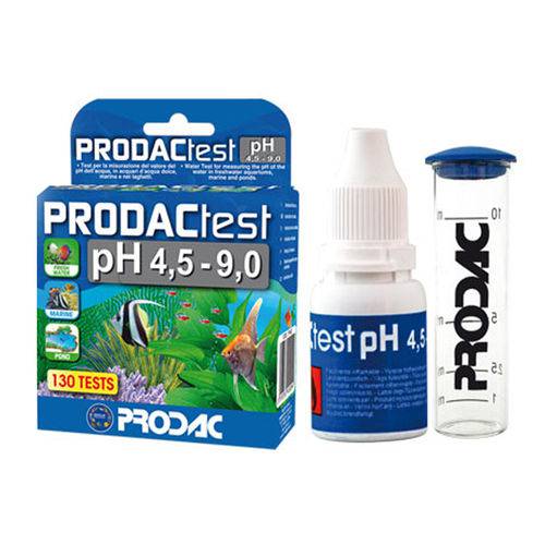 Teste Prodac Ph (4.5 - 9.0) - 130 Testes (doce/marinho) - Mcp