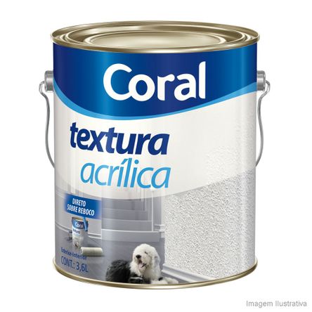 Textura Acrílica Coralplus 3,6 Litros Branco Coral