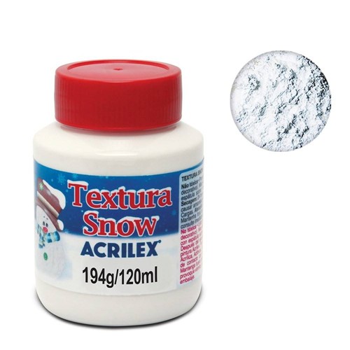 Textura Snow 120ml/193.20g Acrilex Neve 845