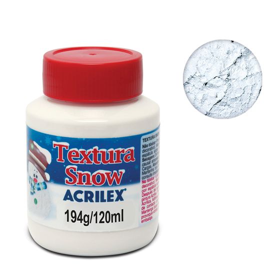Textura Snow Efeito de Neve 120ml 867 Nevasca - Acrilex